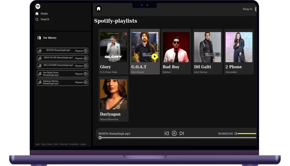 spotify clone